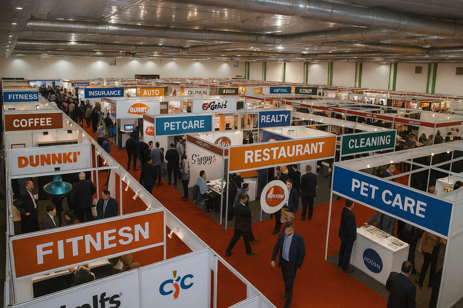 Business networking at the Expo